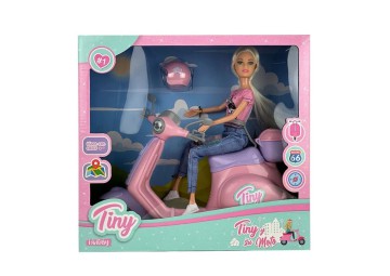 MUÑECA TINY CON MOTO (J26792)