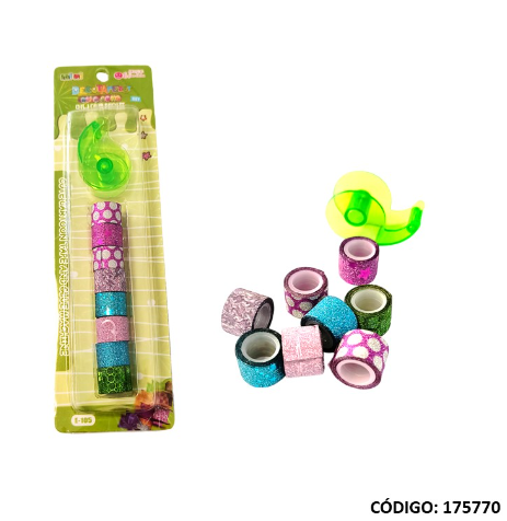 WASHI TAPE MINI X8 UNIDADES (L175770)