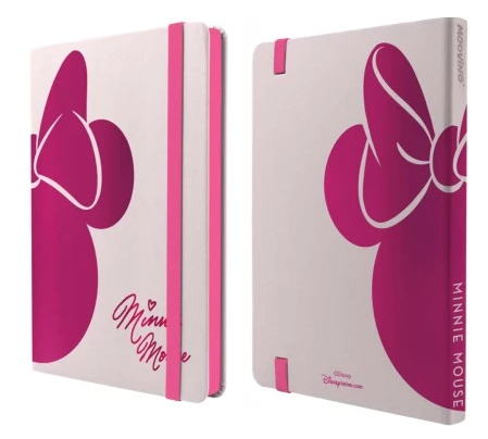 LIBRETA MOOVING NOTAS A5 TAPA DURA 96hjs. MINNIE MOUSE (L231641)