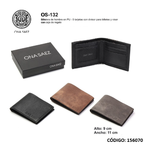 BILLETERA ONA SAEZ CUERO (R156070)