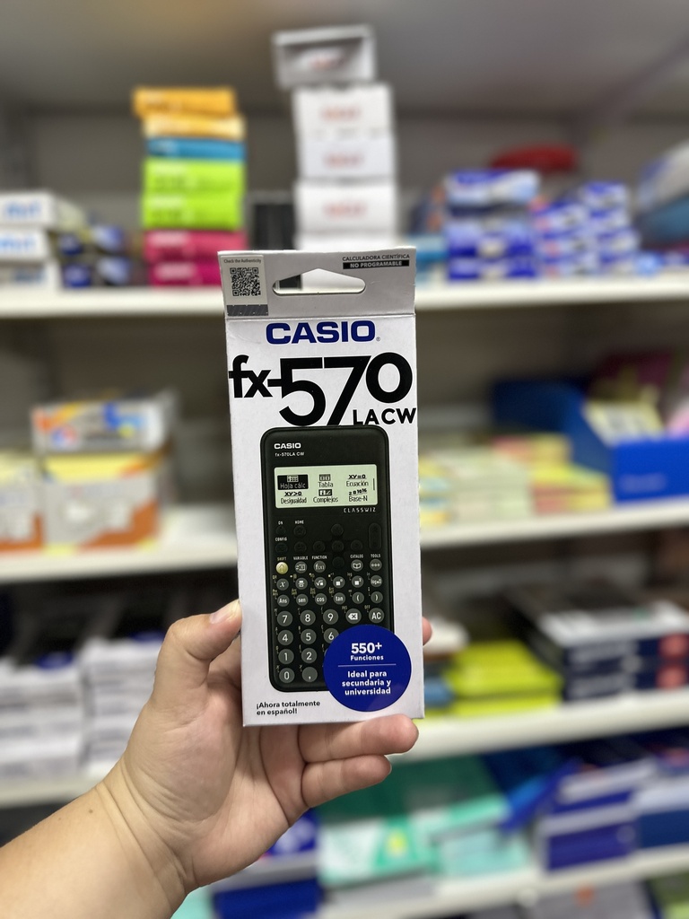 CALCULADORA CASIO CIENTIFICA FX-570 LA CW (L106812)