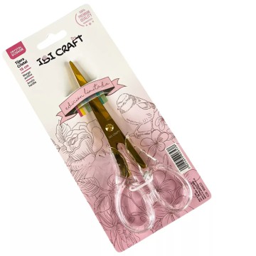 TIJERA IBI CRAFT PRECISION 16CM. MANGO CRISTAL (L27021)