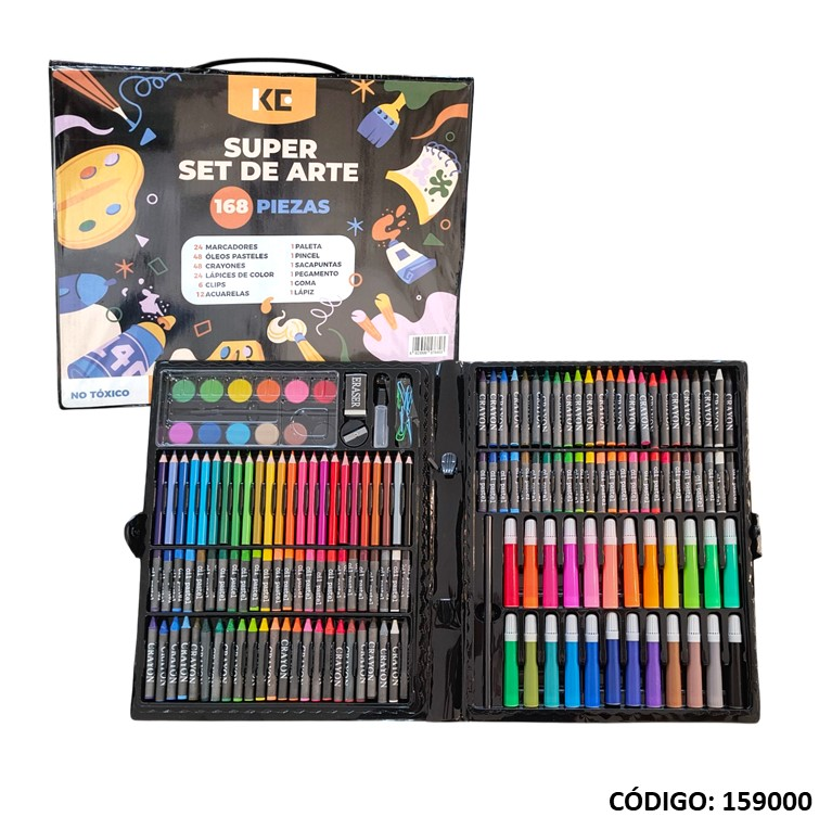 SET DE ARTE KENDRA 168 PIEZAS (L159000)