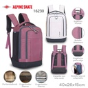 MOCHILA 16" ALPINE SKATE ESPALDA 40X15X26CM. (L27158)