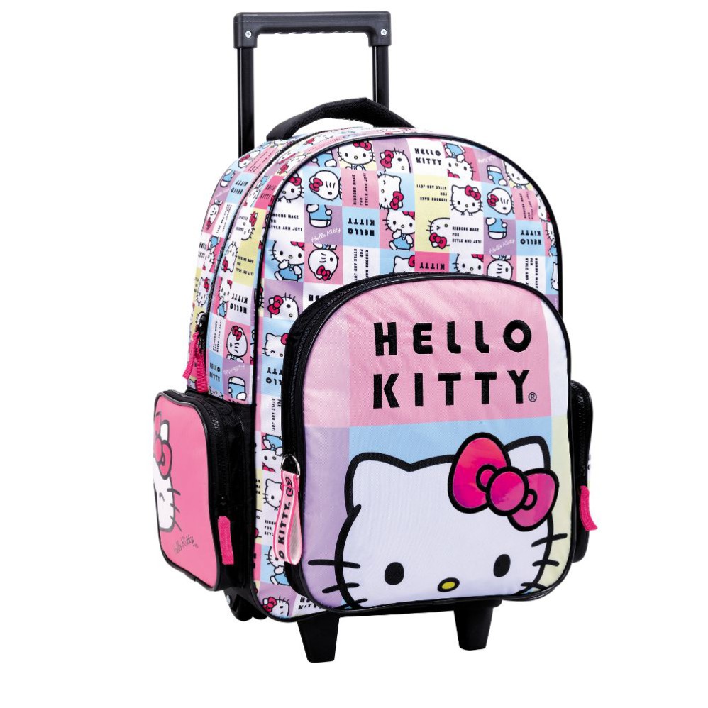 MOCHILA CARRO 17" WABRO HELLO KITTY (L27461)