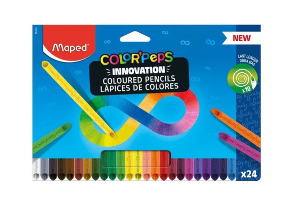 LAPIZ COLOR MAPED INFINITY X24 COLORES (L255000)