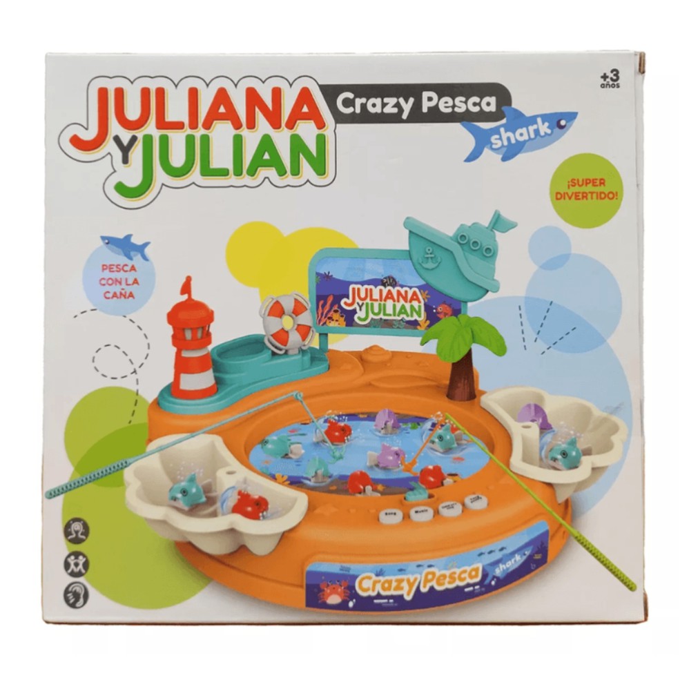 JULIANA Y JULIAN CRAZY PESCA SHARK (J27901)