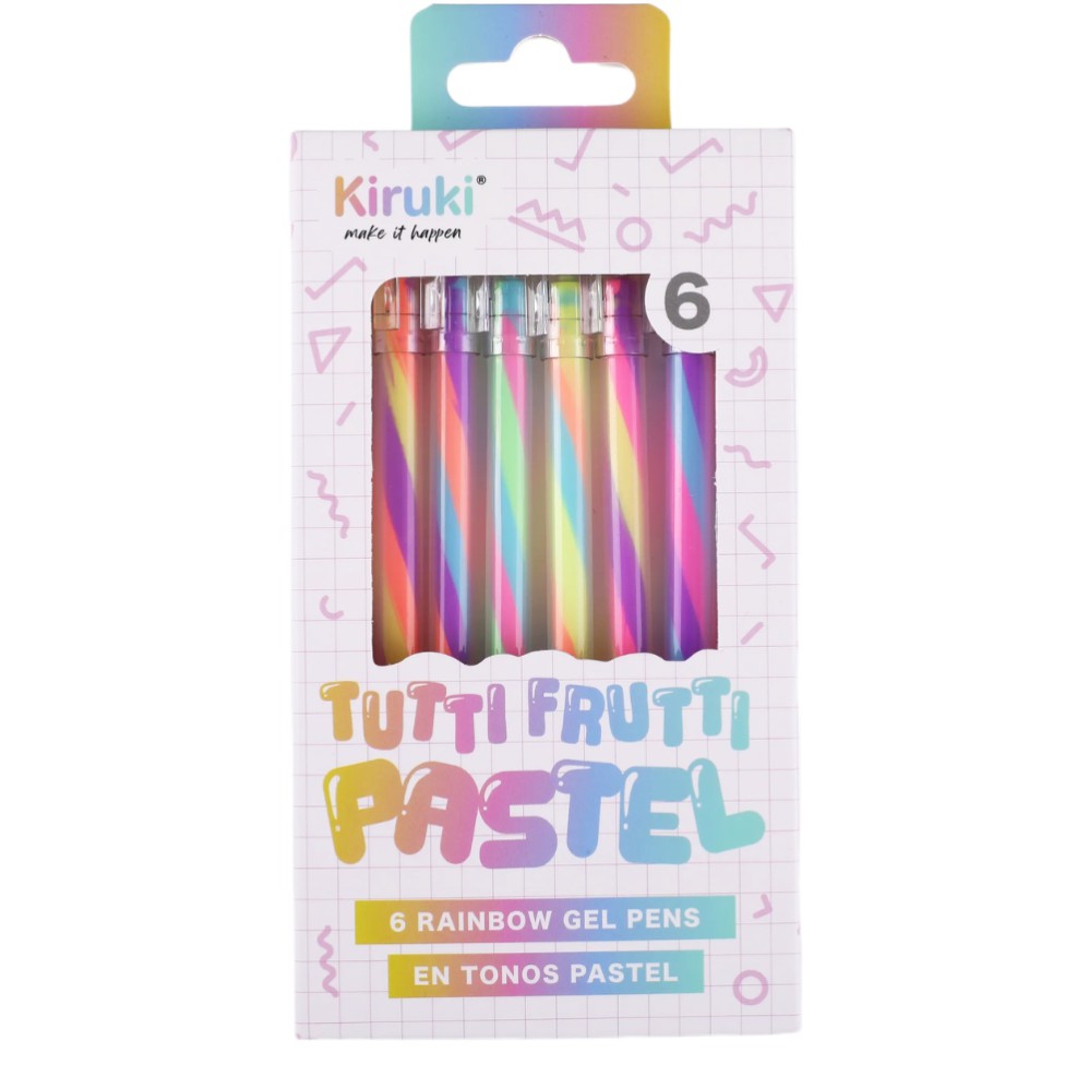 ROLLER KIRUKI TUTTI FRUTI PASTEL X6 COLORES (L27994)
