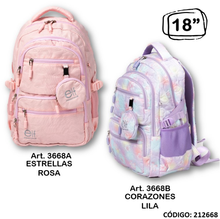 PORTANOTEBOOK 18" ELF MOCHILA (L212668)