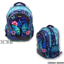 MOCHILA 18" PHI-PHI BUTTERFLY BLUE ESPALDA (L350340)