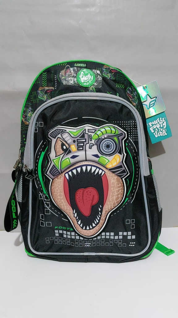 MOCHILA 18" FOOTY TRANSFORMER DINO ESPALDA (L27945)