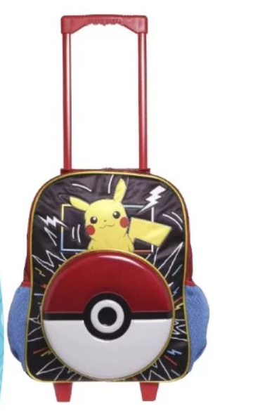 MOCHILA CARRO POKEBOLA METALIZADO (L60635)