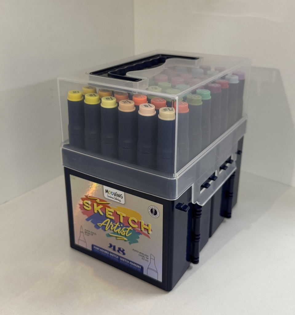 MARCADOR MOOVING COLORING SKETCH ARTIST X48 (L29094)