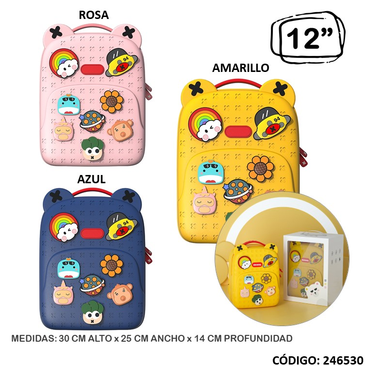 MOCHILA 12" KOOL JARDIN GRANDE ESPALDA (L246530)