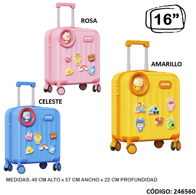 VALIJA CARRY ON 16" KOOL (L246560)