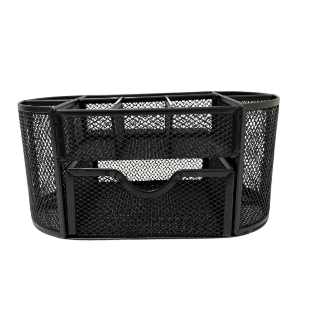 ORGANIZADOR DE ESCRITORIO METAL 22X11X10.5cm. (L29585)