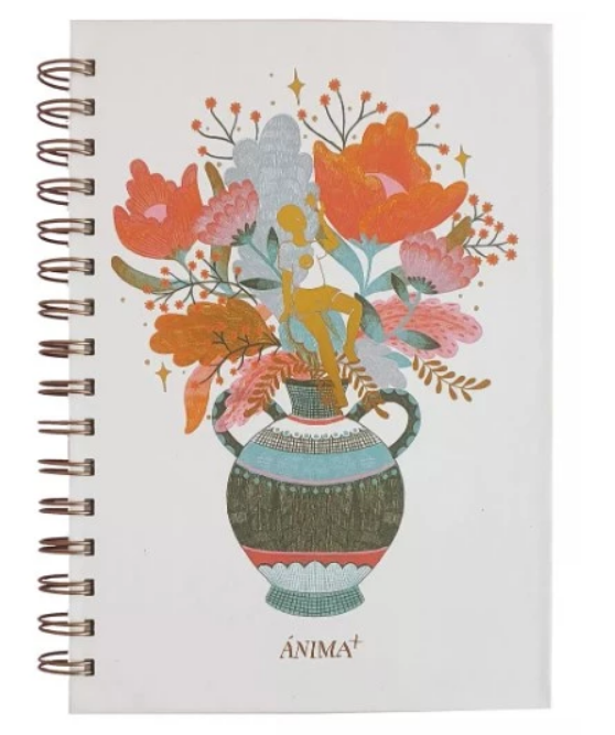 CUADERNO A5 ANIMA ANILLADO CON STICKER QR + PUNTEADO (L124026)