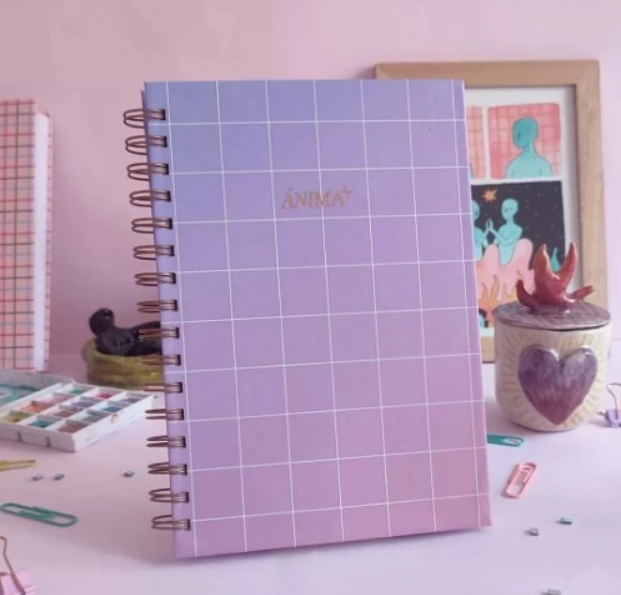 CUADERNO A5 ANIMA ANILLADO CON STICKER QR + RAYADO (L124023)