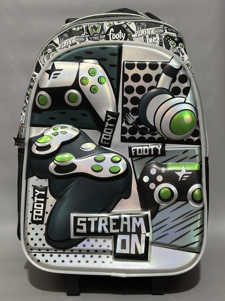 MOCHILA CARRO 18" FOOTY JOYSTICK CON LUZ (L147070)