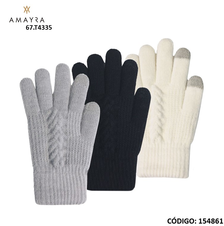 GUANTES AMAYRA CON DEDO TACTIL (R154861)