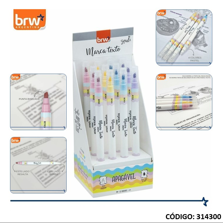 RESALTADOR BRW BORRABLE (L314300)