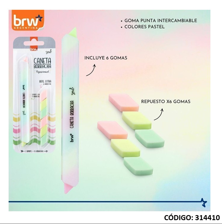GOMA DE BORRAR BRW PUNTA INTERCAMBIABLE (L314410)