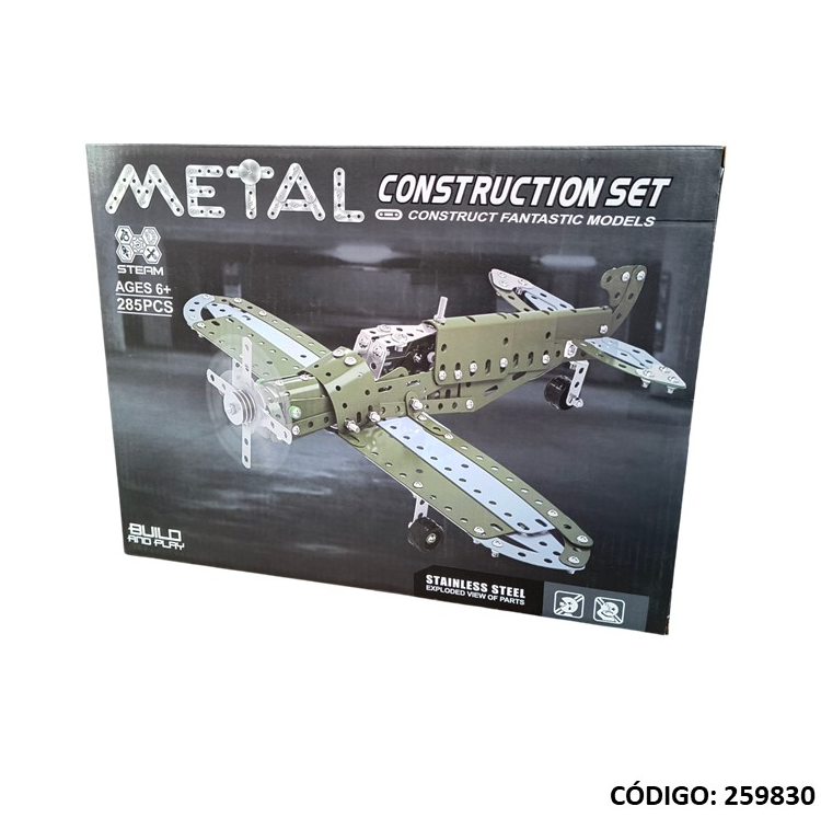 METAL CONSTRUCCION SET AVION FOKKER X 285 PIEZAS (J259830)