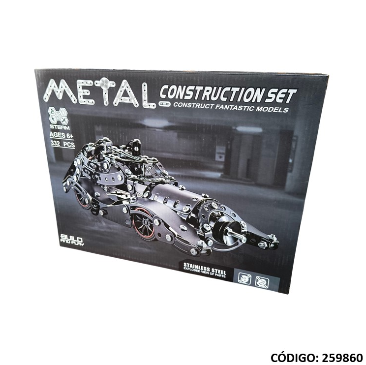 METAL CONSTRUCCION SET BATIMOVIL X332 PIEZAS (J259860)