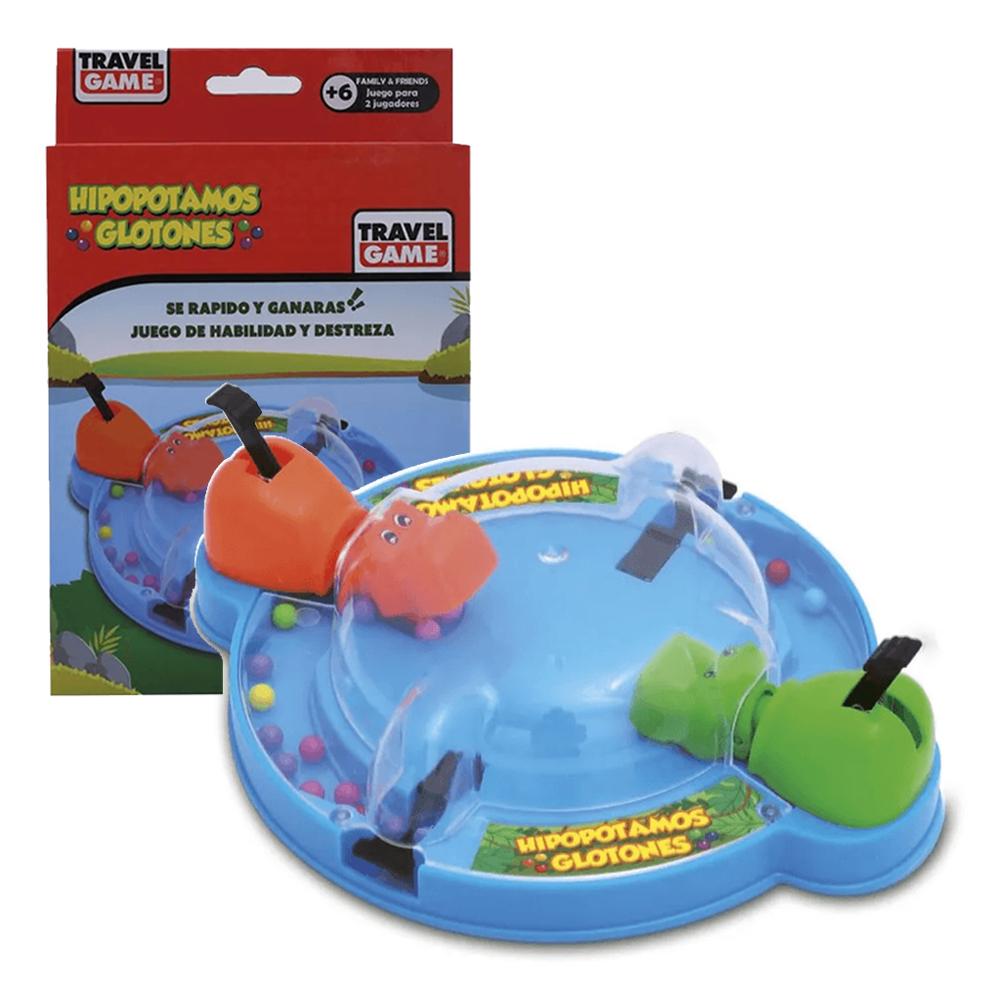 HIPOPOTAMOS GLOTONES TRAVEL GAME DITOYS (G2755)