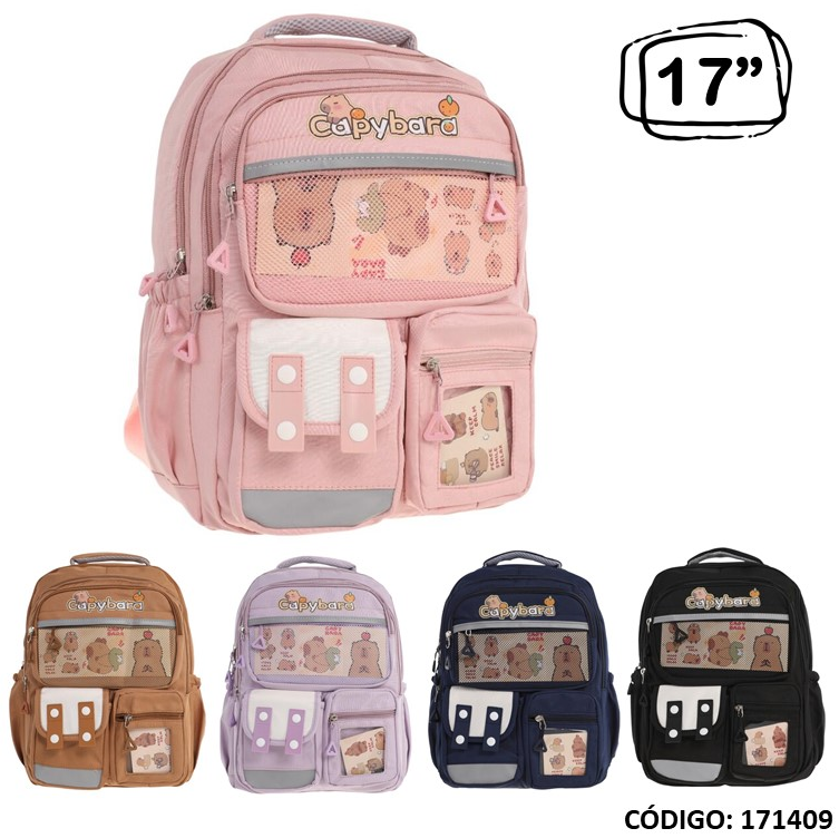 MOCHILA 17" OWEN CAPYBARA (L171409)