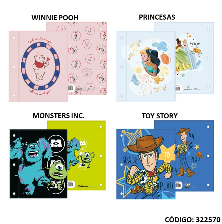 CARPETA N3 CARTONE EZCO DISNEY (L322570)