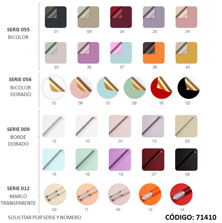 PAPEL COREANO BICOLOR DORADO REXON 57X57,7cm. (L71410-S56)