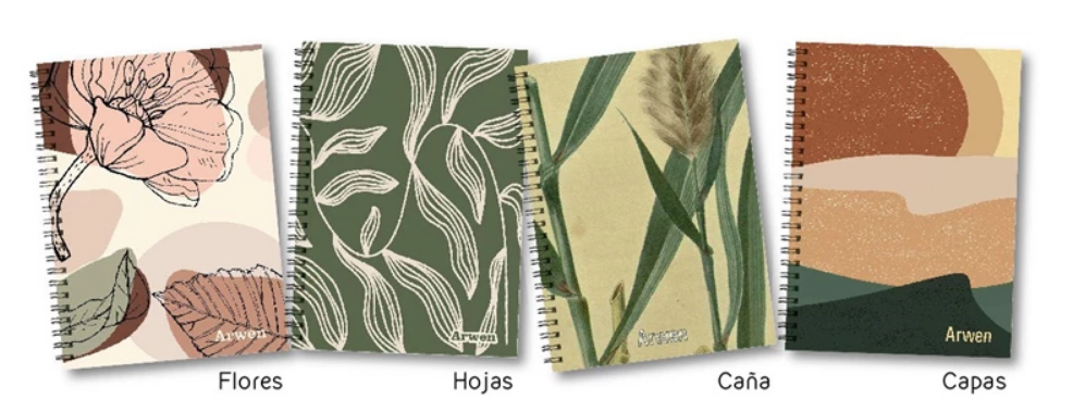 AGENDA 2026 ARWEN N6 10X15 DIARIA ESPIRAL ECO (L7023)