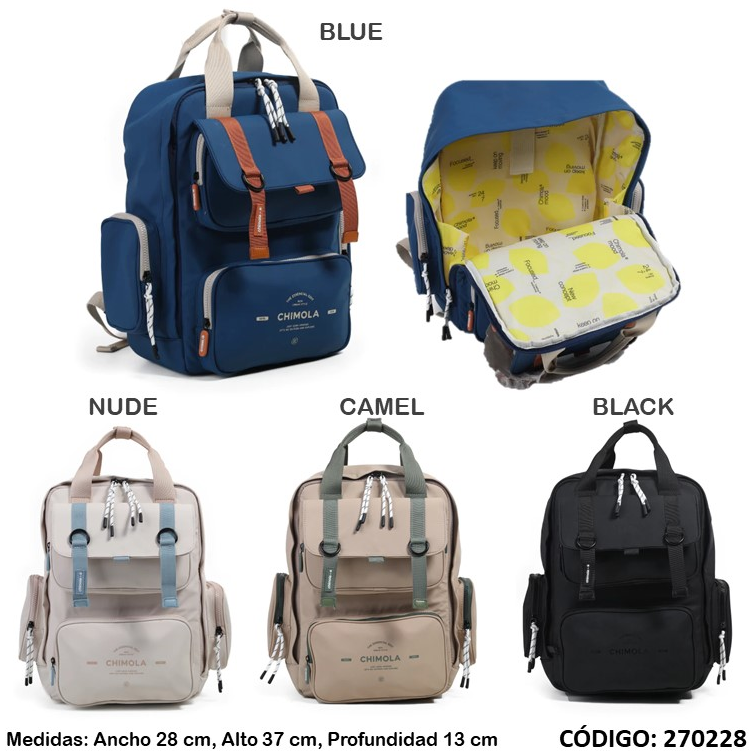 MOCHILA 16" CHIMOLA NOMADE (L270228)