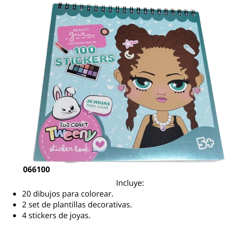 STICKERS IBI CRAFT + STENCIL + ALBUM (L32281)