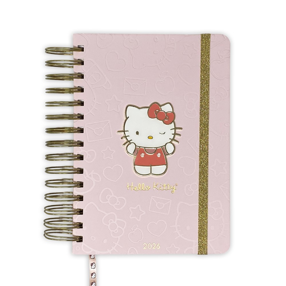 AGENDA 2026 14X20 ESPIRALADA DIA POR PAGINA KITTY (L32388)
