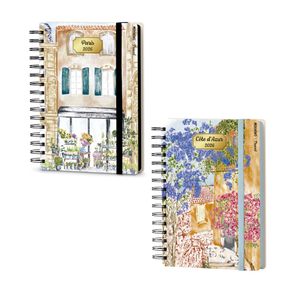 AGENDA 2026 MOOVING 10X15 DIA POR PAGINA TRAVEL (L32386)