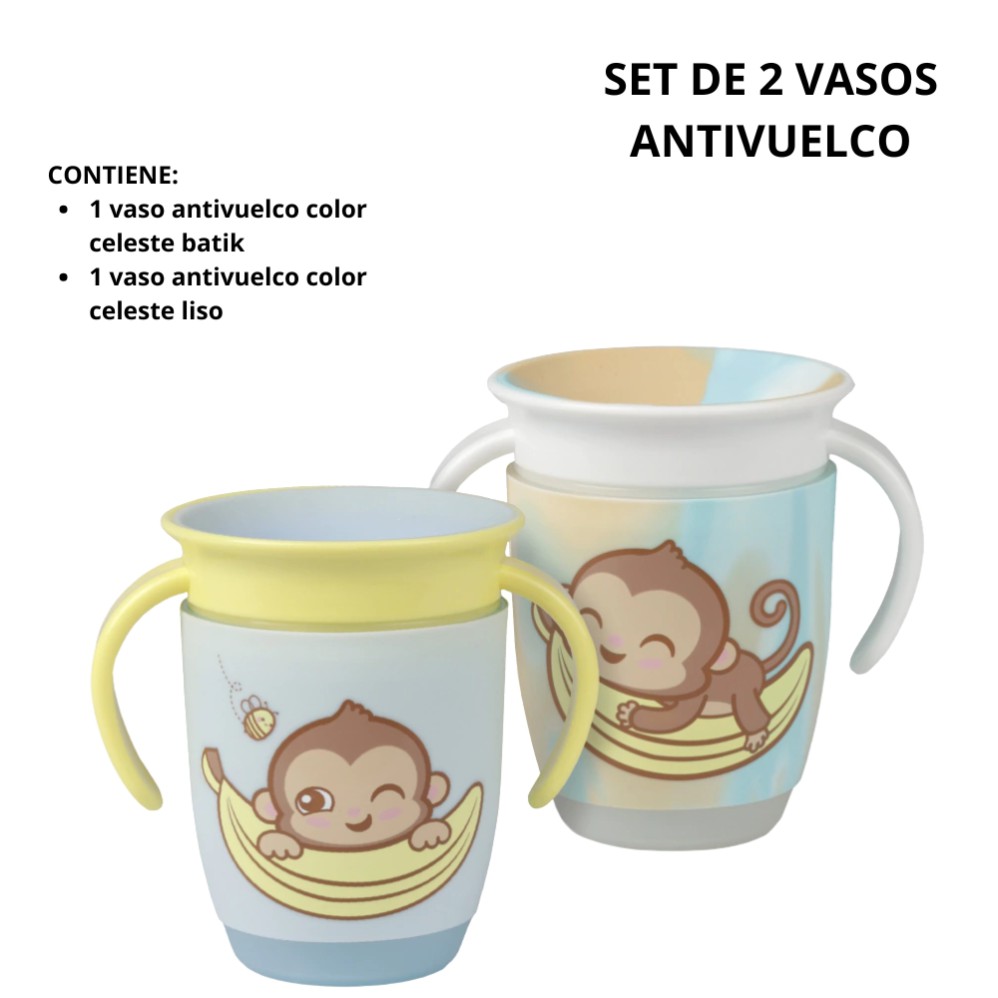SET DE 2 VASOS ANTIVUELCO (R32532)