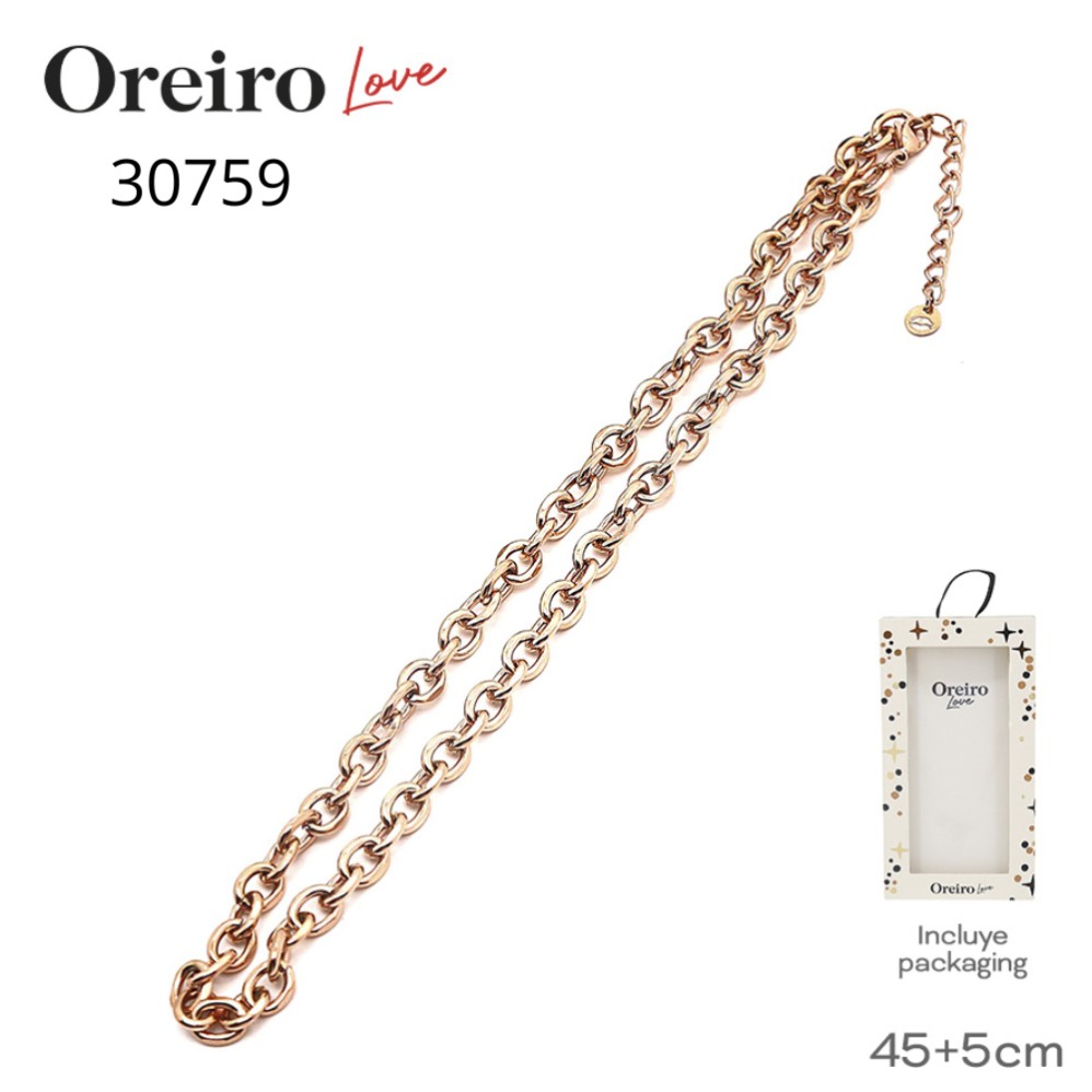 CADENA LAS OREIRO CON DIJE (R32243)