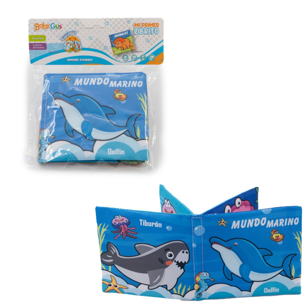 LIBRO PARA BAÑO BABYGUS PARA BEBE (L32701)