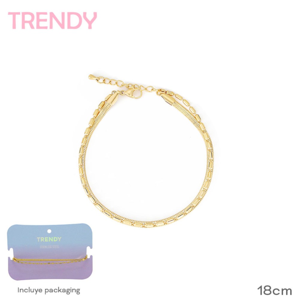 PULSERA TRENDY DE ACERO (R32487)
