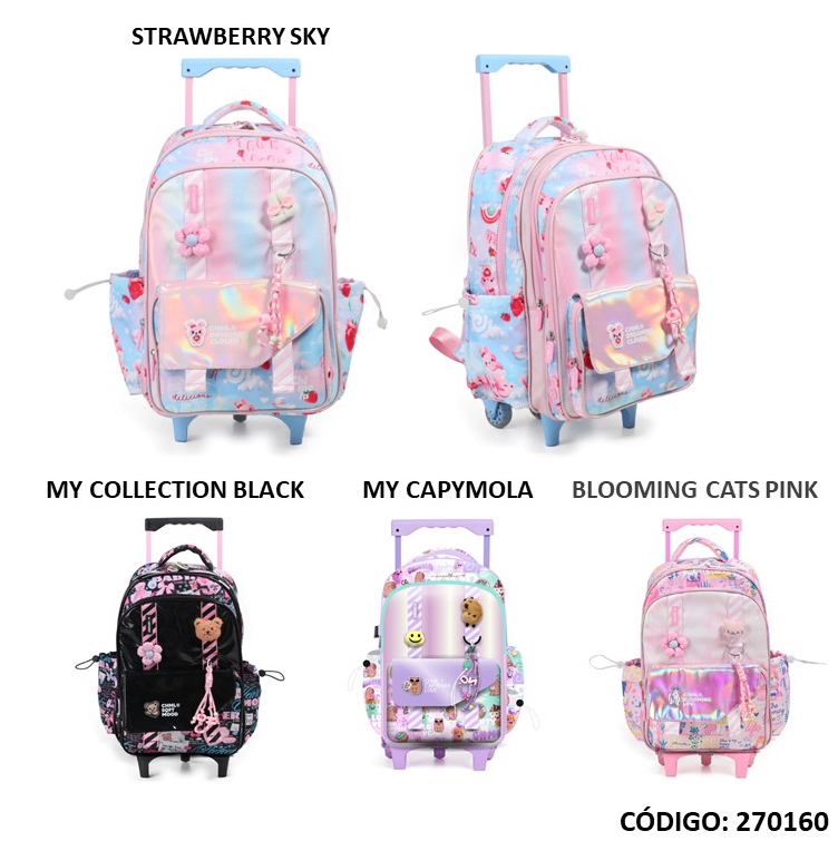 MOCHILA CARRO 18" CHIMOLA MY FRIENDS (L2701600)