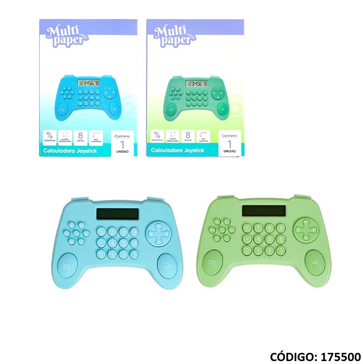CALCULADORA MULTIPAPER 8 DIGITOS JOYSTICK (L175500)
