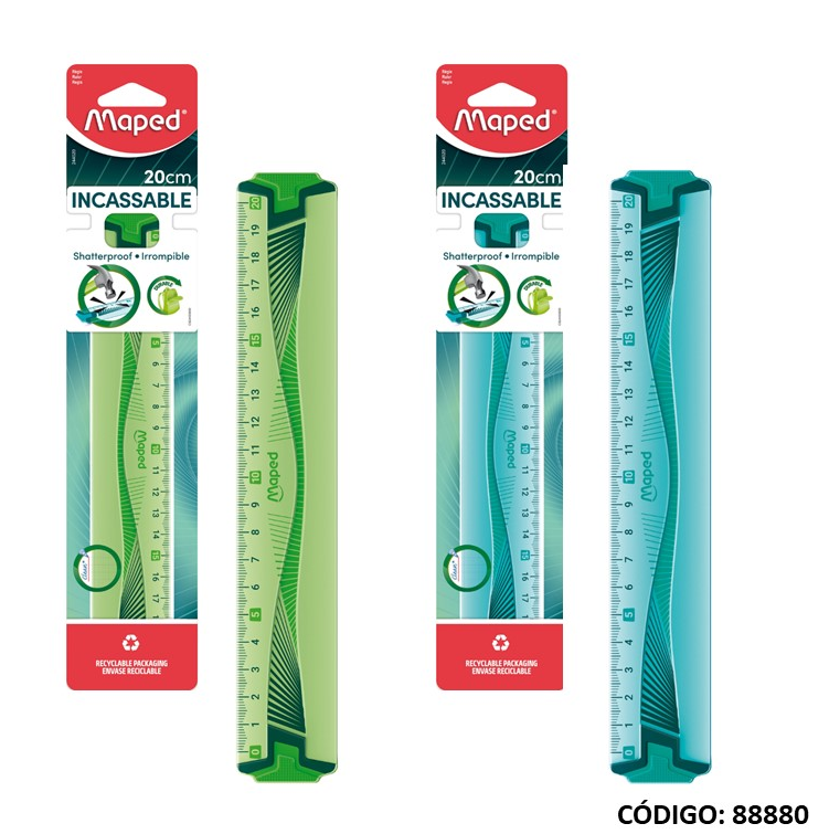 REGLA MAPED IRROMPIBLE 20cm. (L88880)