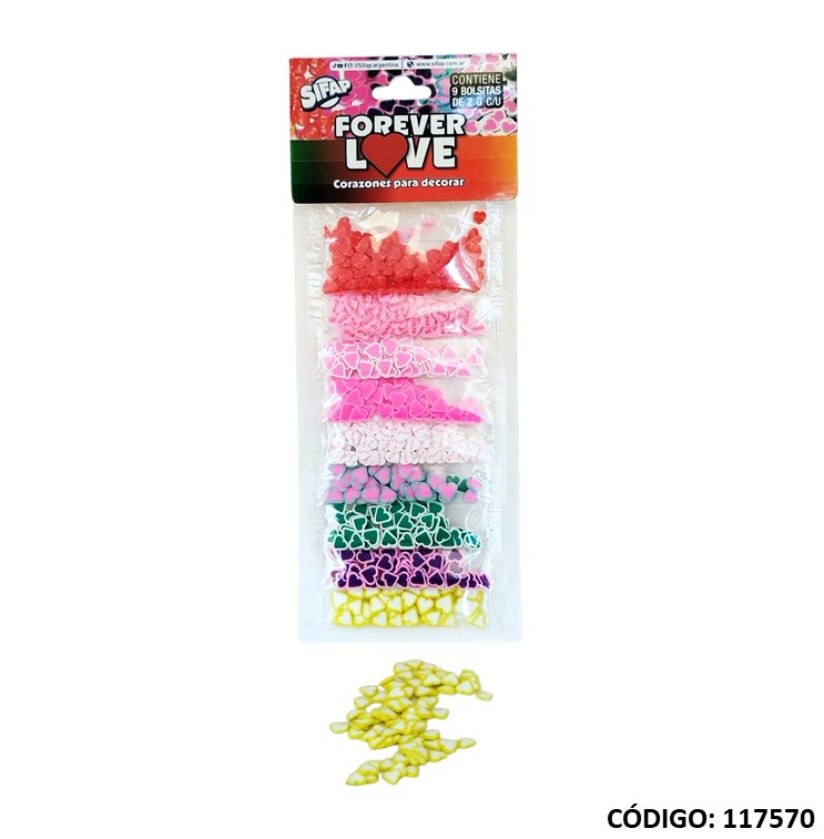 BRILLANTINA SIFAP CON FORMAS FOR EVER LOVE (L117570)