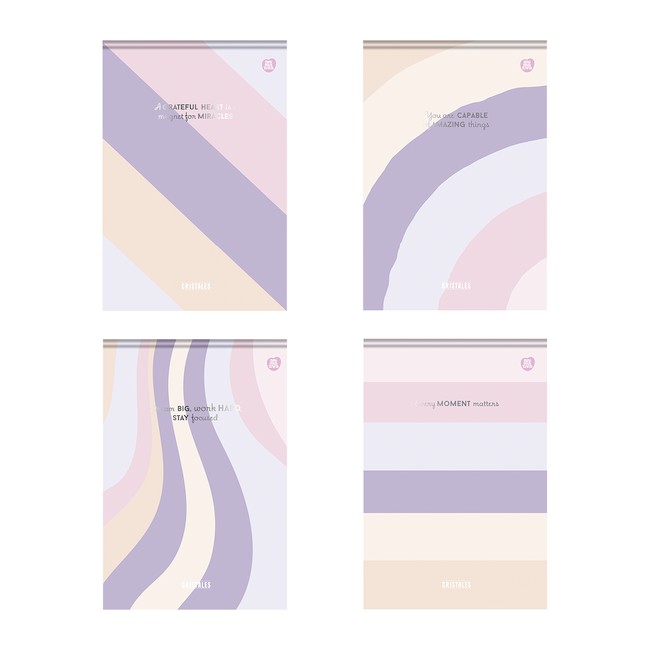 BLOCK TAPA DURA 17X25cm. X80hjs. RAYADO (S8273)