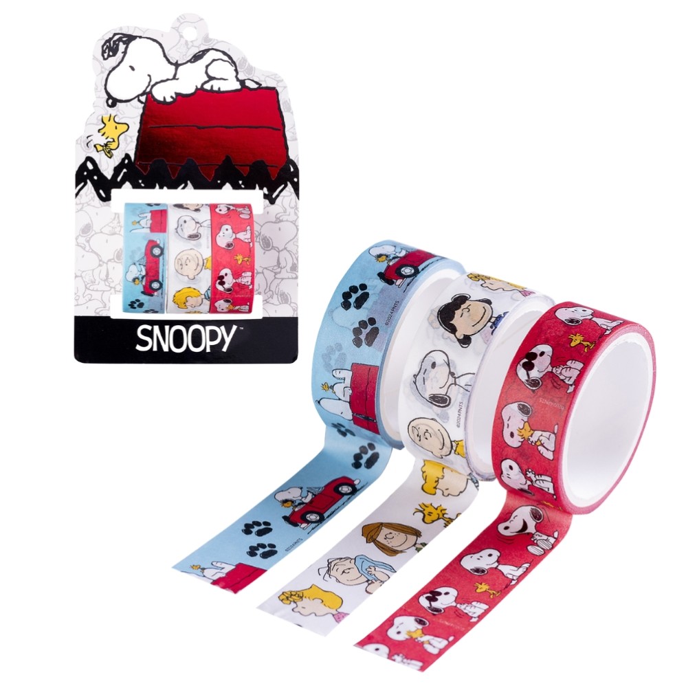 WASHI TAPE SNOOPY X3 UNIDADES (L34863)
