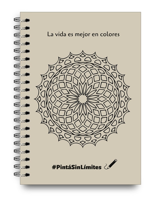 CUADERNO A5 16X21 PAPERLAND ECO TRADICIONAL PINTA SIN LIMITES RAYADO (L105713)