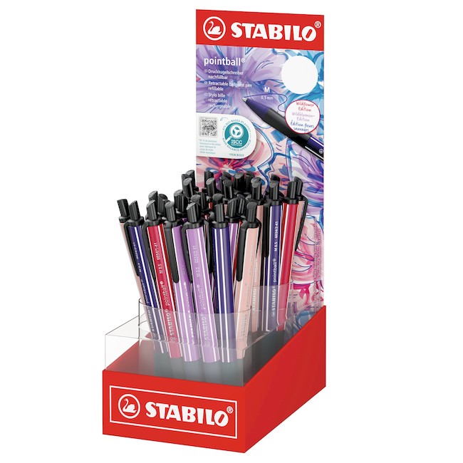 BOLIGRAFO STABILO PONITBALL NATURE WILDFLOWER  (S8431)