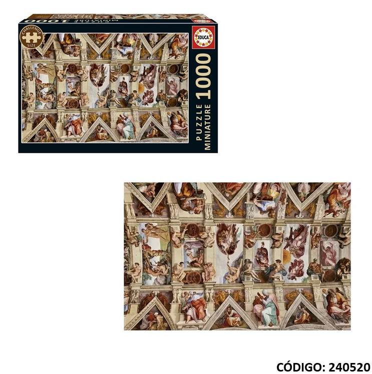 PUZZLE 1000 PIEZAS EDUCA MINIATURE (J240520)
